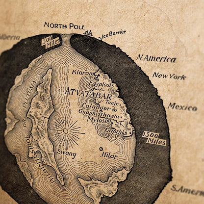 Hollow Earth / Agartha Map - Conspirate